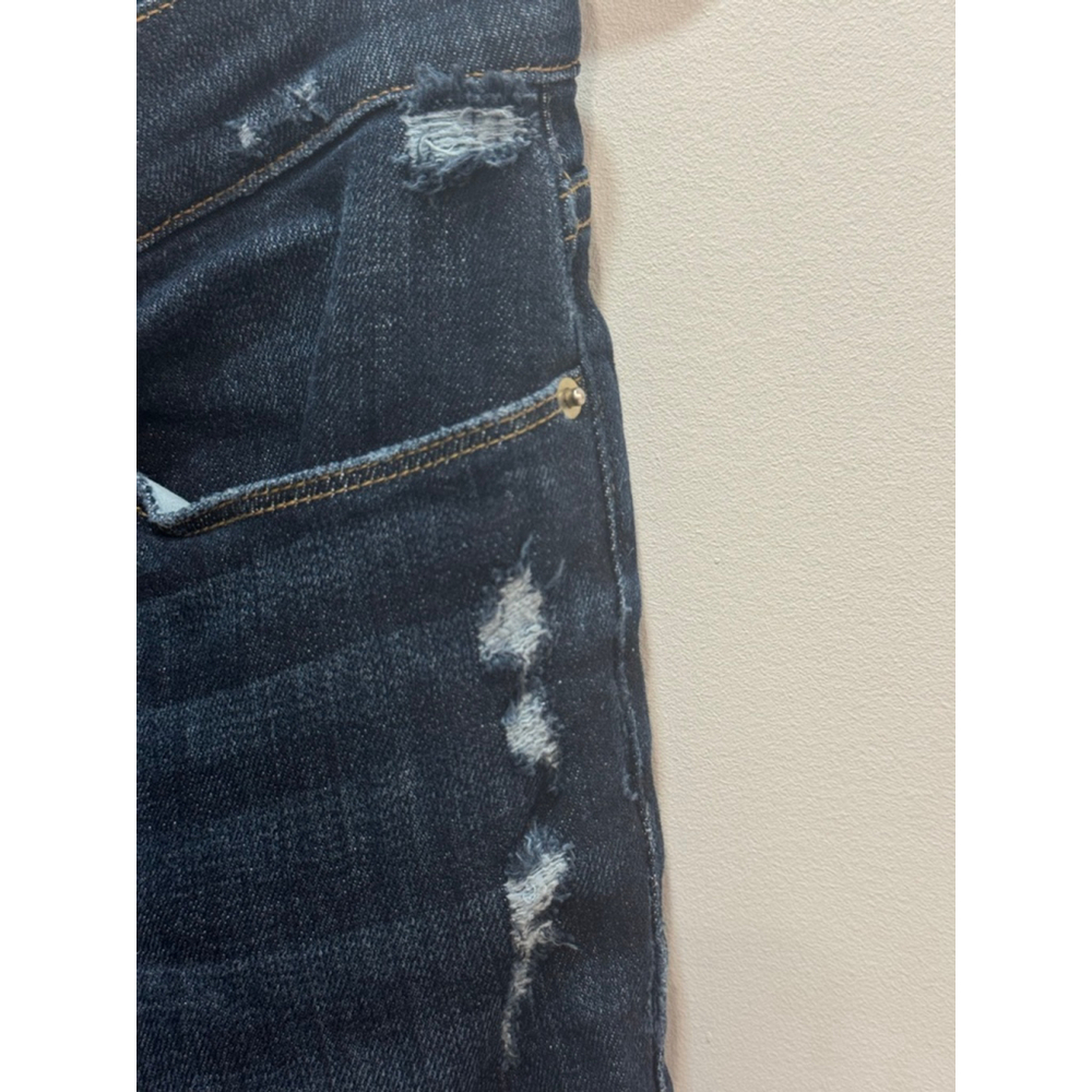 FRAME Le Garçon Crop Jeans Size 28 Straight Leg Relaxed Dark Wash - Picture 4 of 9